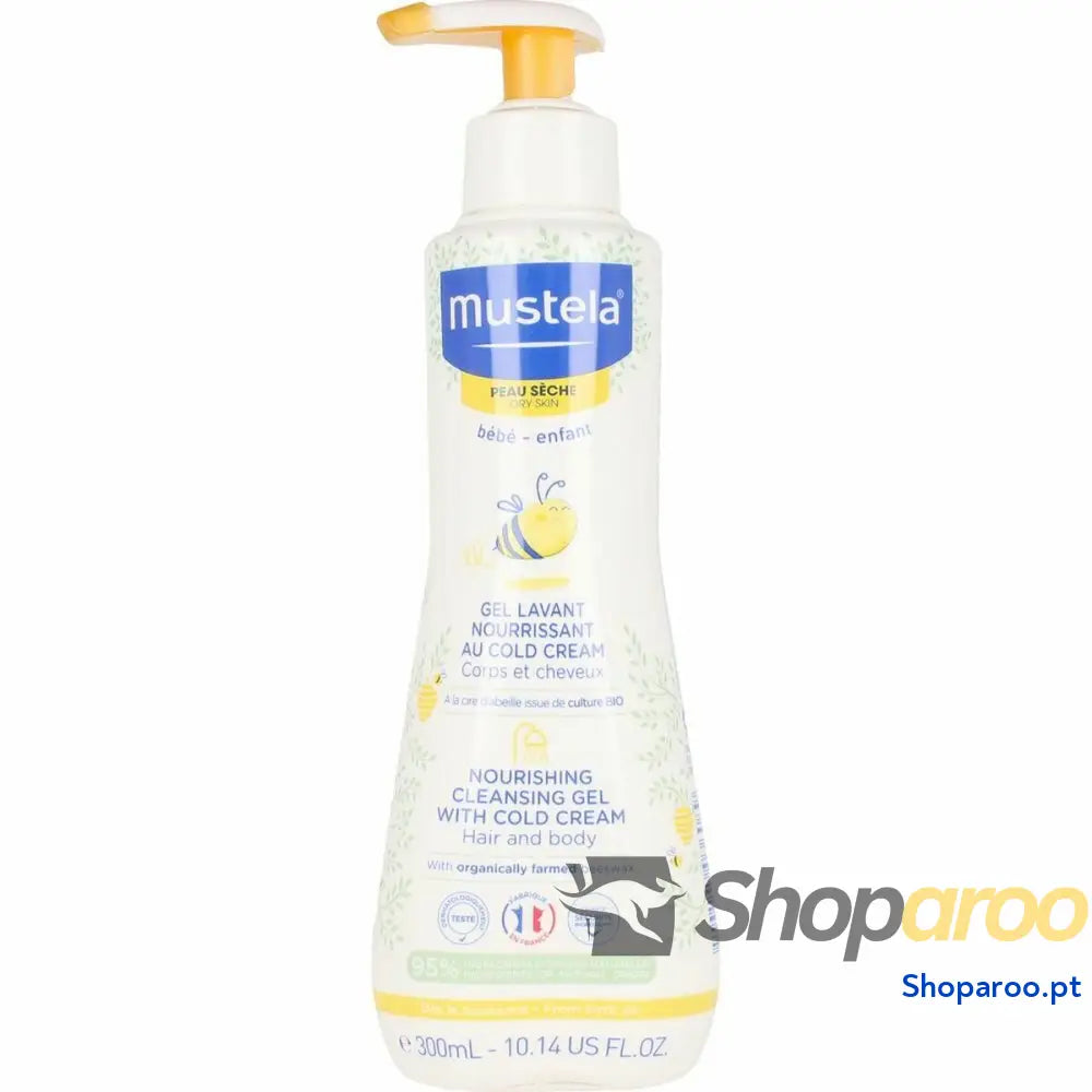 Gel de duche Mustela Bebé Infantil Limpador (300 ml)
