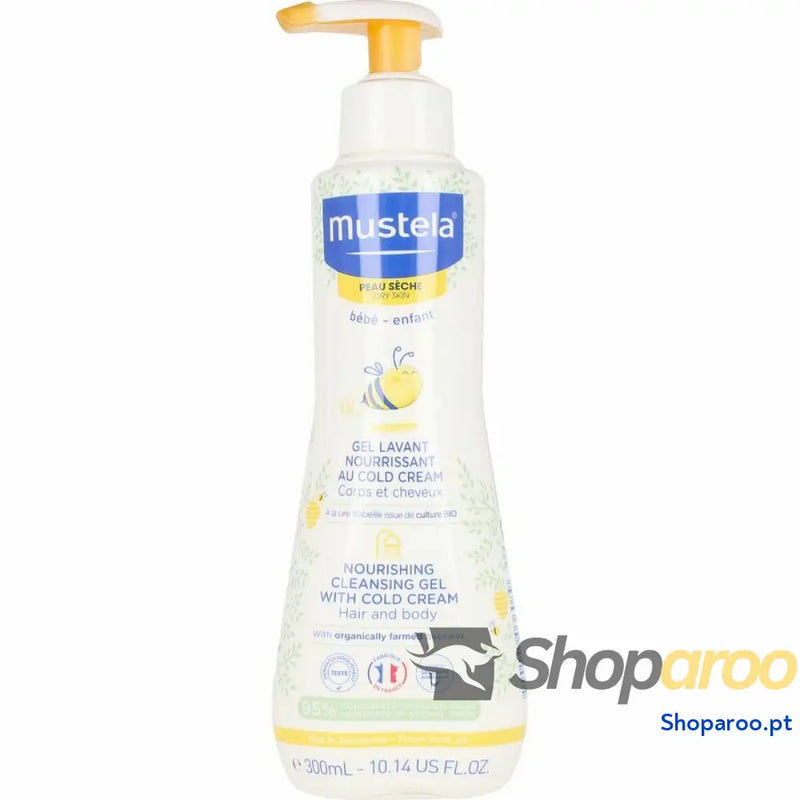 Gel de duche Mustela Bebé Infantil Limpador (300 ml)
