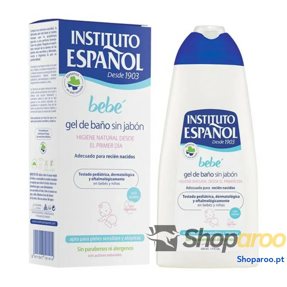 Gel de Duche Sem Sabão Bebé Instituto Español Bebe (500 ml) 500 ml