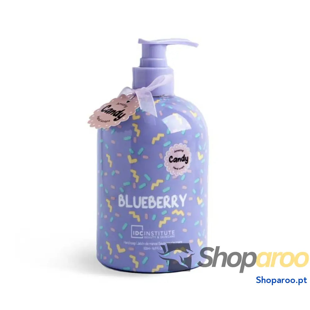 Gel de Mãos Desinfetante IDC Institute Candy Blueberry 500 ml Frutos do bosque