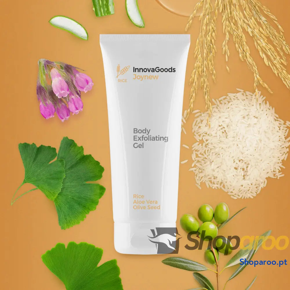 Gel Exfoliante Corporal Rice Joynew InnovaGoods 200 ml