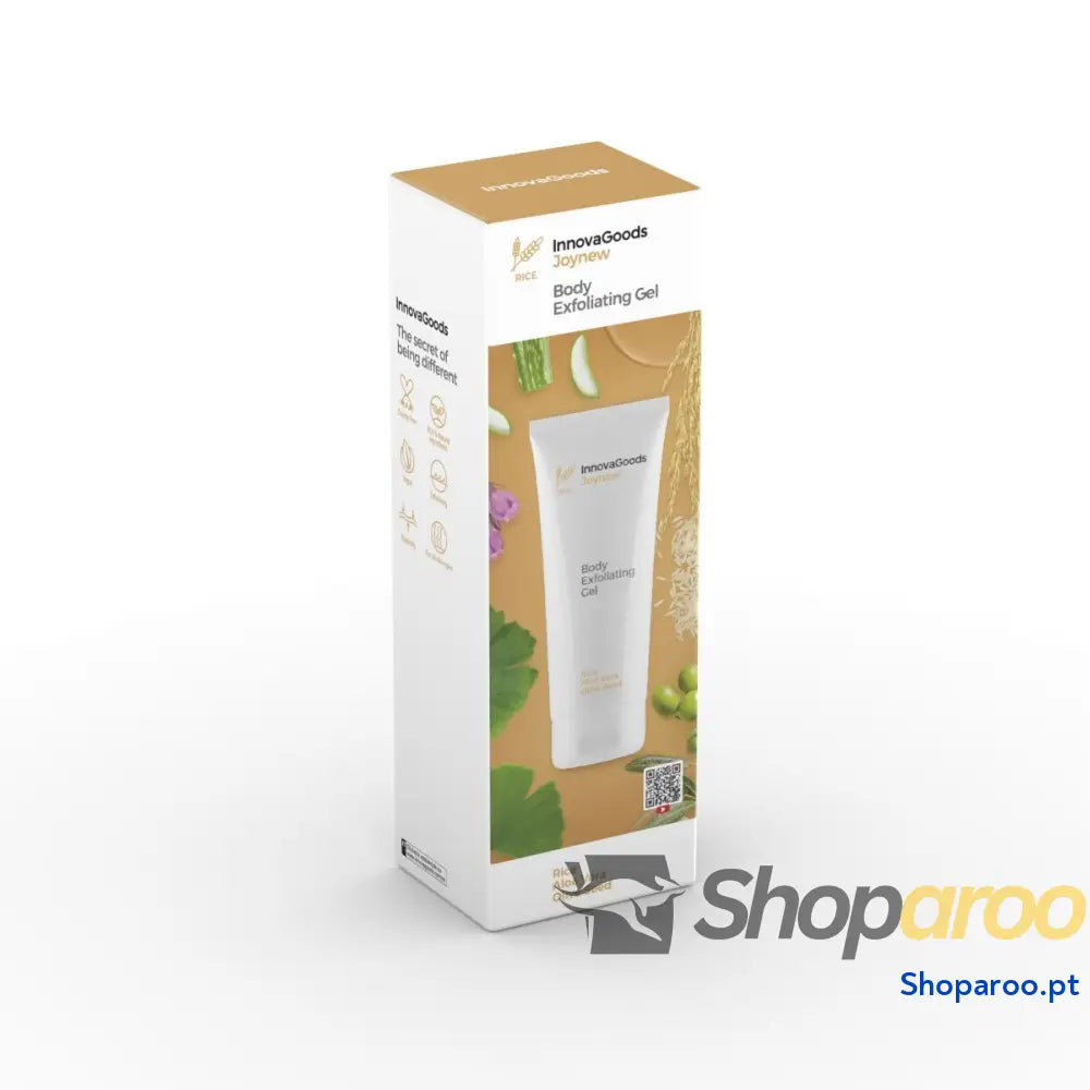 Gel Exfoliante Corporal Rice Joynew InnovaGoods 200 ml