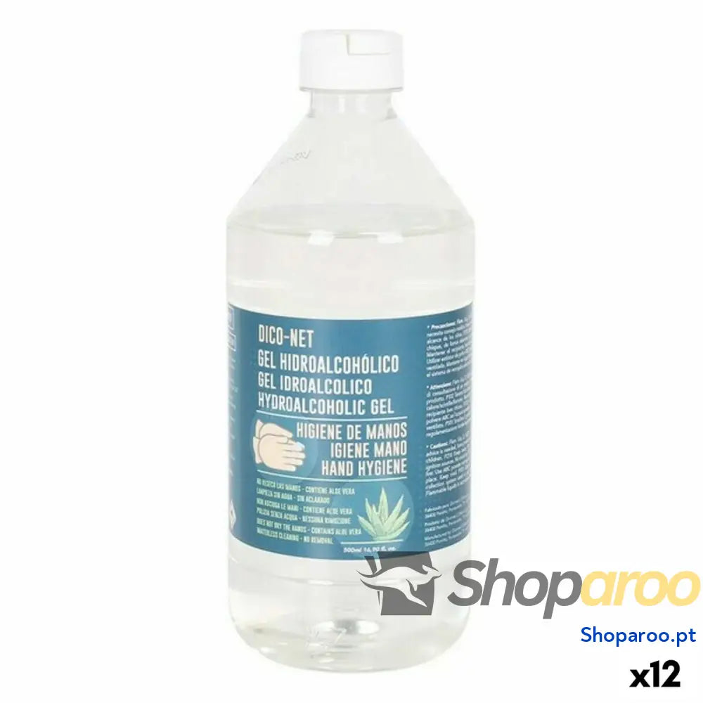 Gel Hidroalcoólico Dico-net 70% 500 ml (12 Unidades)