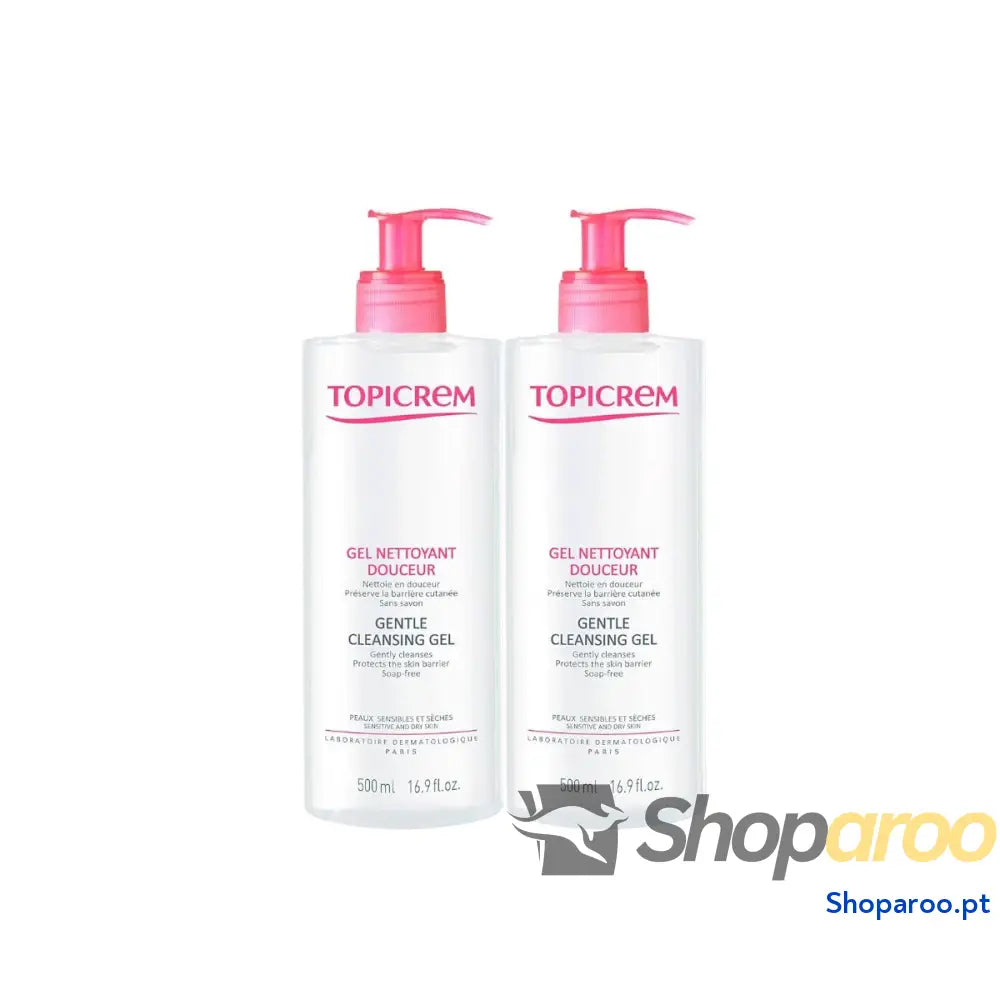 Gel Limpador Topicrem Dúo 2 x 500 ml 2 Unidades