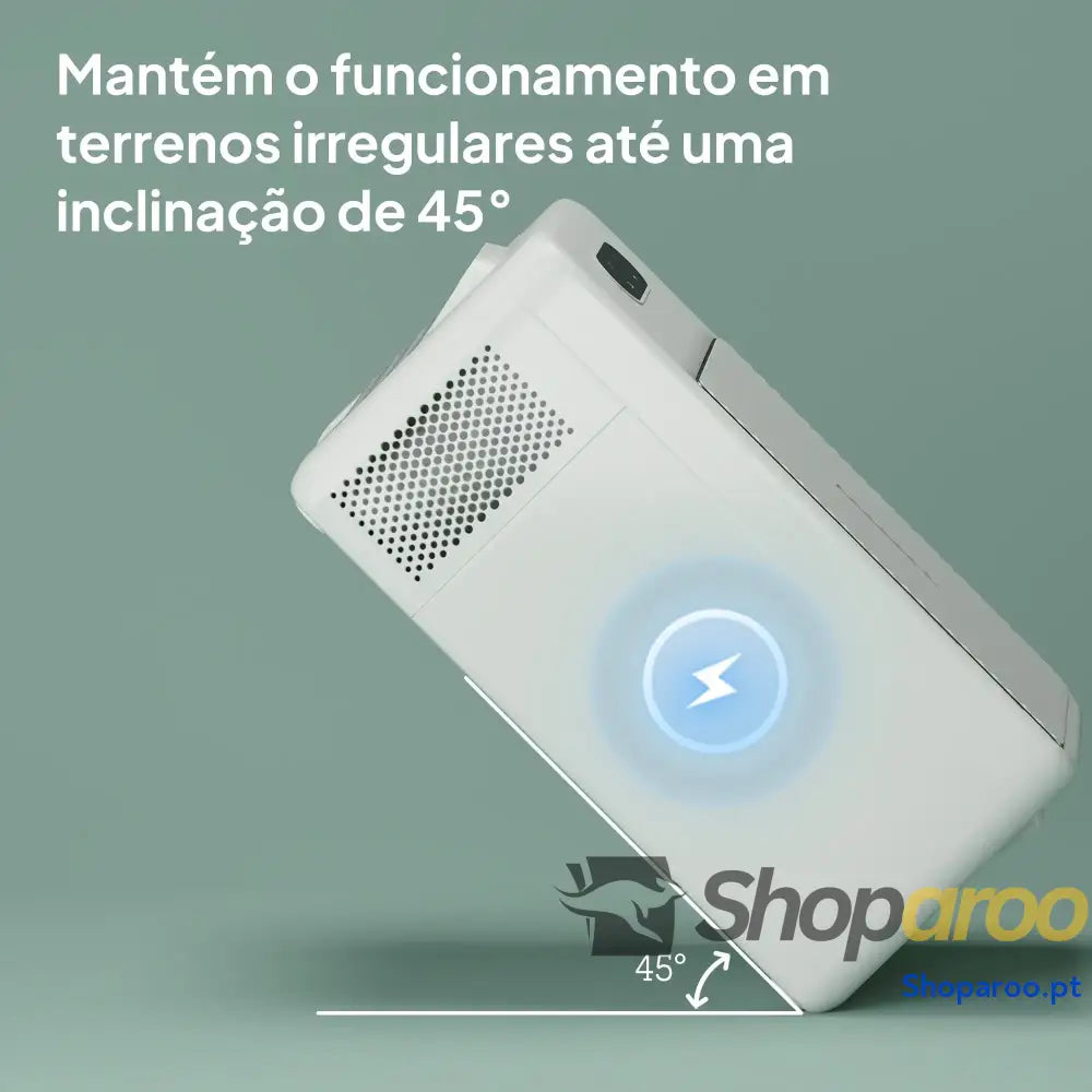 Geleira portátil elétrica 16,8L com compressor e ecrã digital