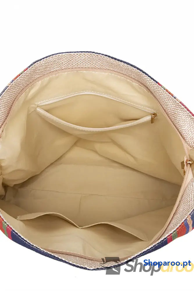 Geometric Canvas Tote Bag