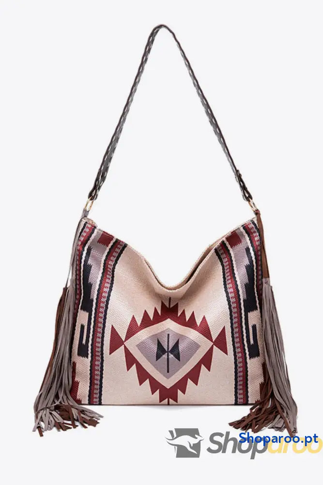 Geometric Canvas Tote Bag