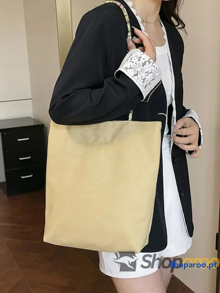 Gingham Pattern Tote Bag