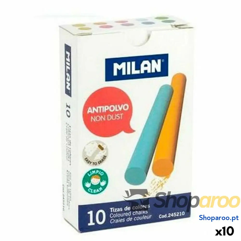 Giz Milan Multicolor (10 Unidades)