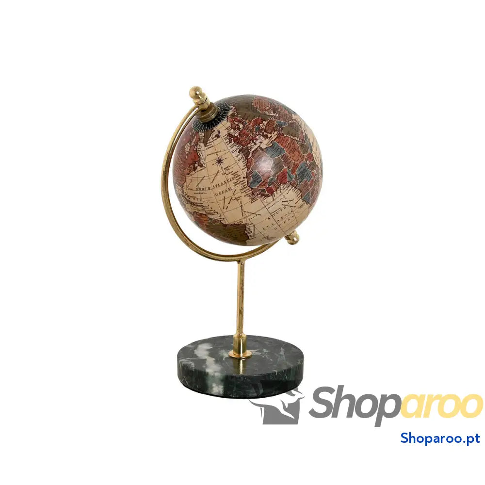 Globo Terrestre Home ESPRIT Preto Bege Vintage 10 x 20 cm