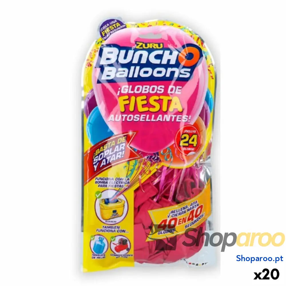 Globos Zuru Bunch o Balloons 24 Peças 20 Unidades