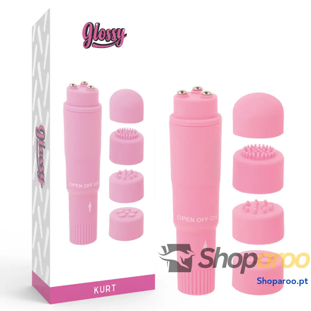 GLOSSY - MASSAGEIRO DE BOLSO KURT ROSA