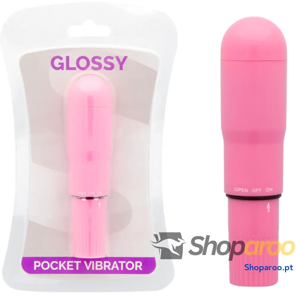 GLOSSY VIBRADOR DE BOLSO DEEP ROSE