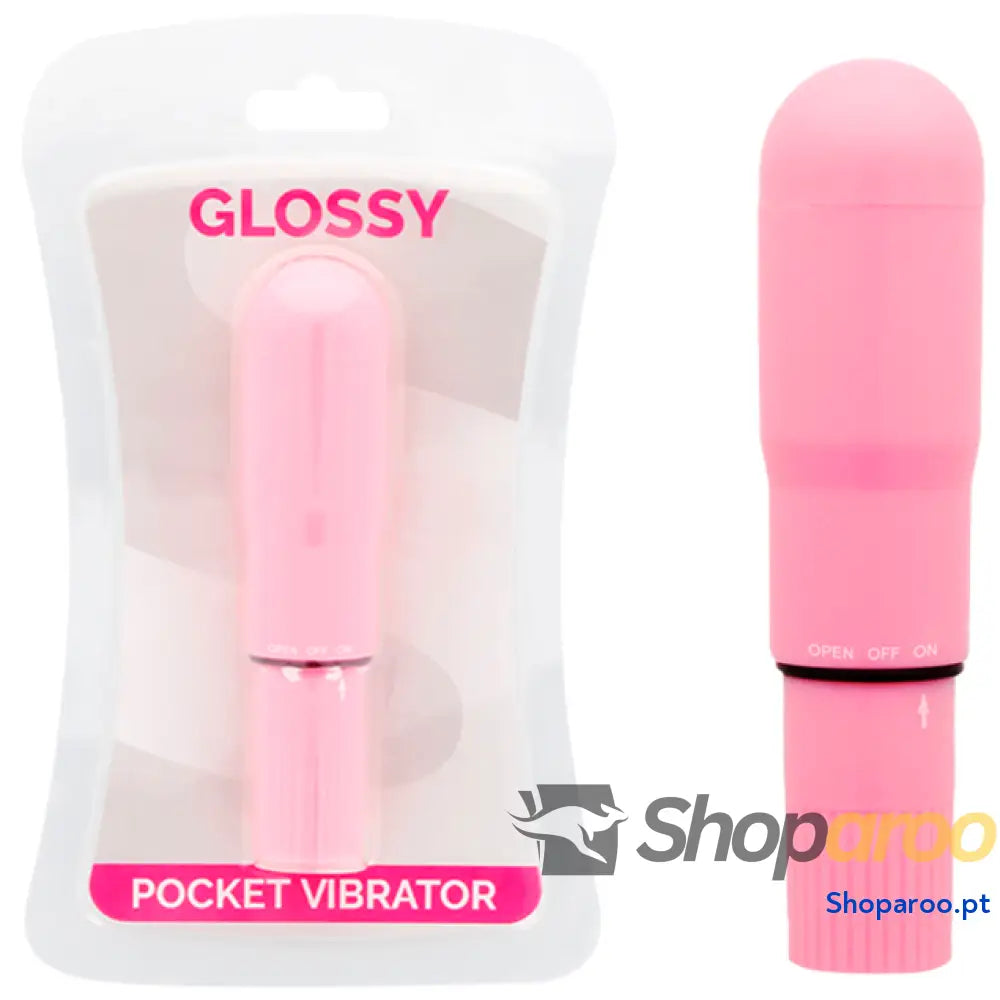 GLOSSY VIBRADOR DE BOLSO ROSA