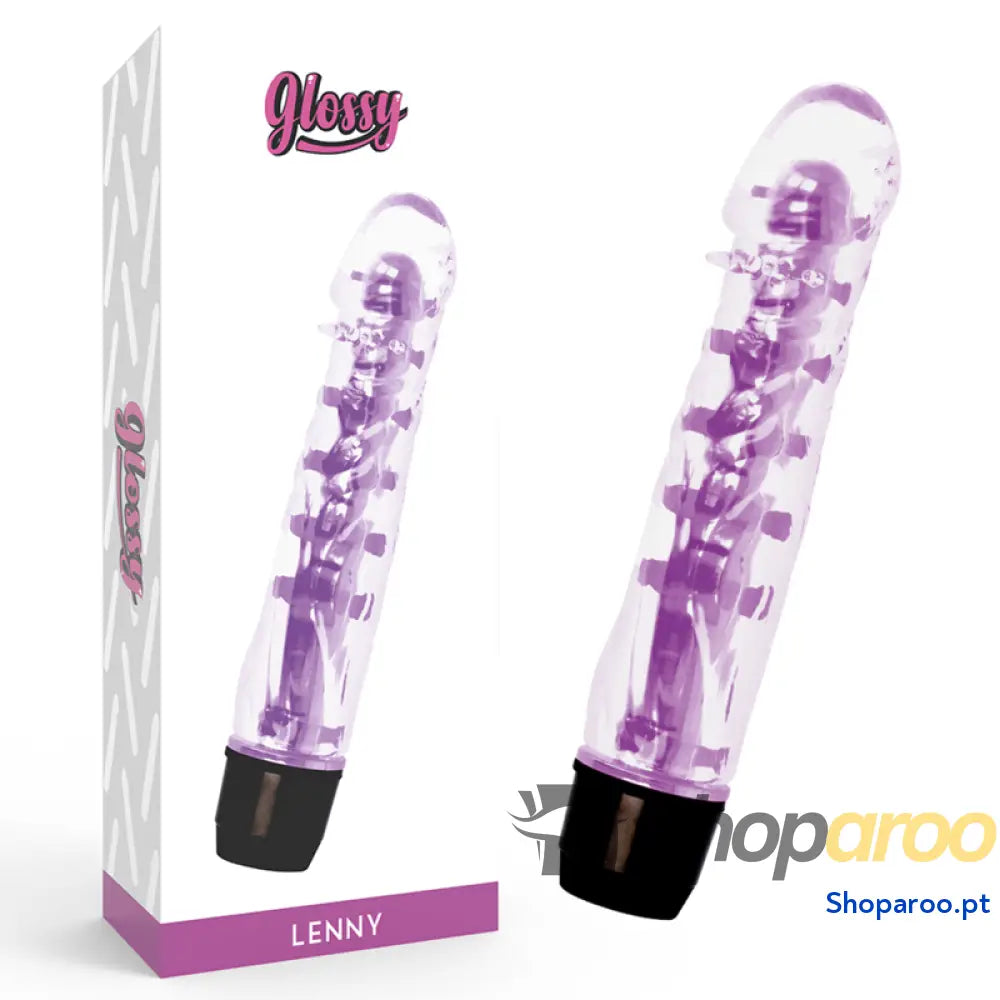 GLOSSY VIBRADOR LENNY ROXO