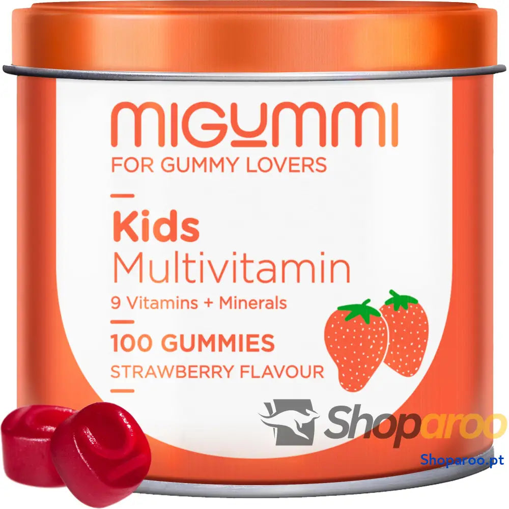 Gominolas probióticas para crianças 100 Gummies sabor natural cereja probióticos vitamina C B3 B5 e B6 Flora intestinal