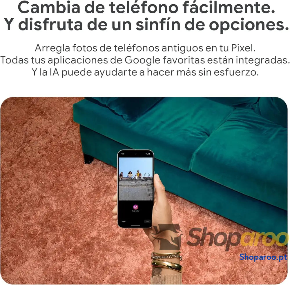 Google Pixel 9 com carregador USB C de 45 W Smartphone Android desbloqueado Gemini câmara avançada bateria autonomia 24