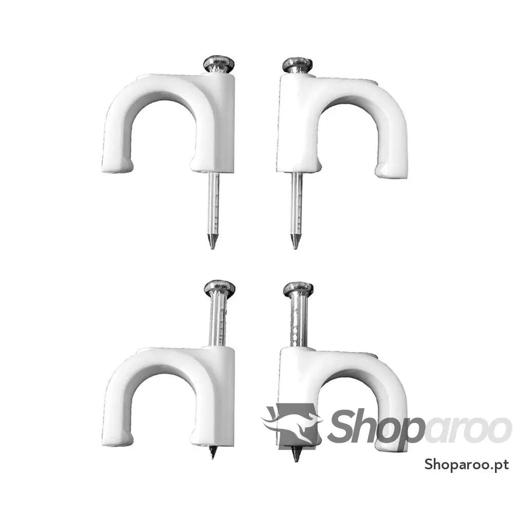 Grampos Lapafil Nº 10 2 x 6 mm Branco Cabos 100 Unidades