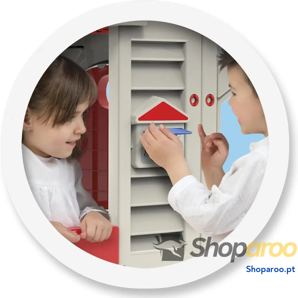 Grand Cottage XL Casinha Infantil para Exterior Fabricada em plástico resistente durável e fácil de montar cor bege