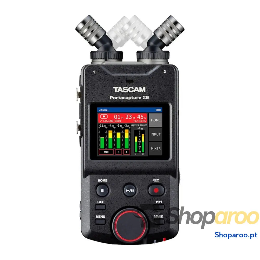 Gravador Tascam PORTACAPTURE X6 Preto 512 GB
