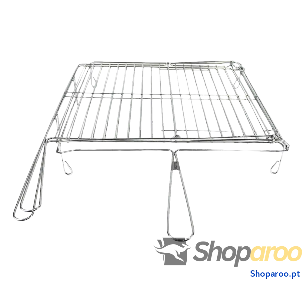 Grelhador Algon Cromado Giratório 40 x 45 x 10 cm (4 Unidades)
