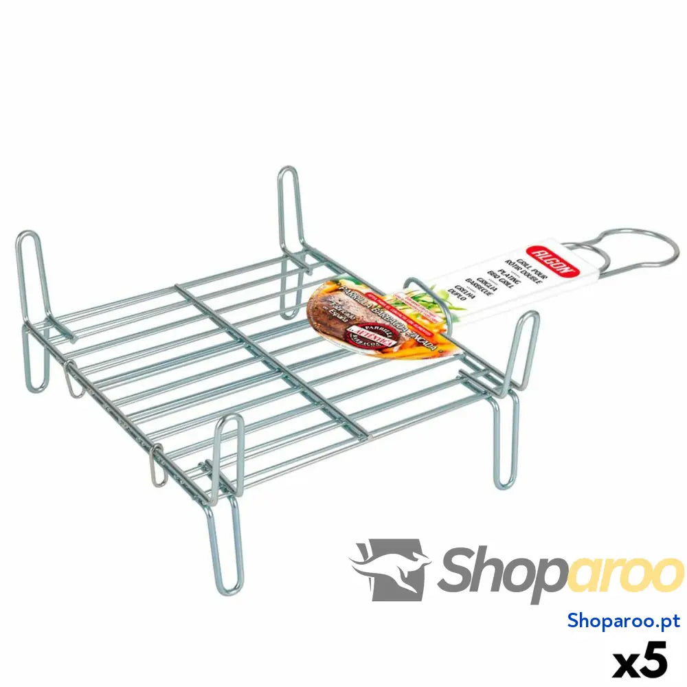 Grelhador Algon   Duplo Zincado 25 x 25 cm (5 Unidades)