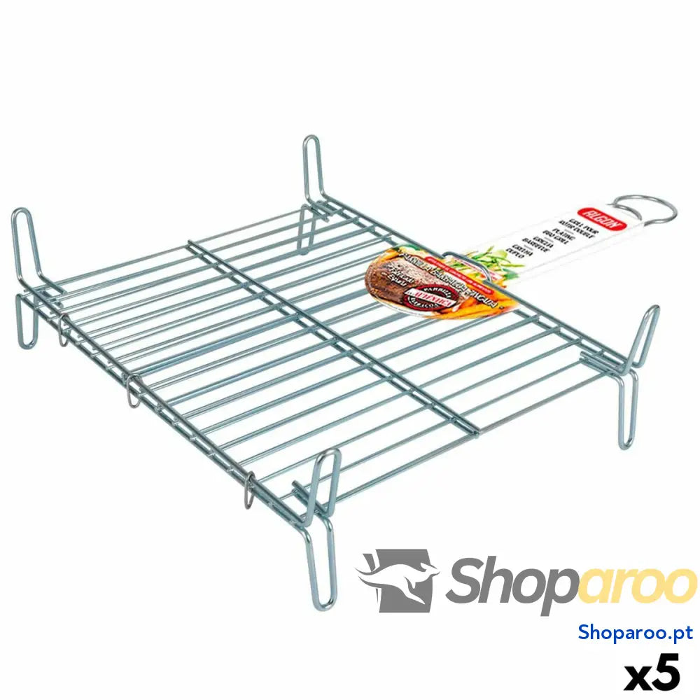 Grelhador Algon   Duplo Zincado 35 x 40 cm (5 Unidades)