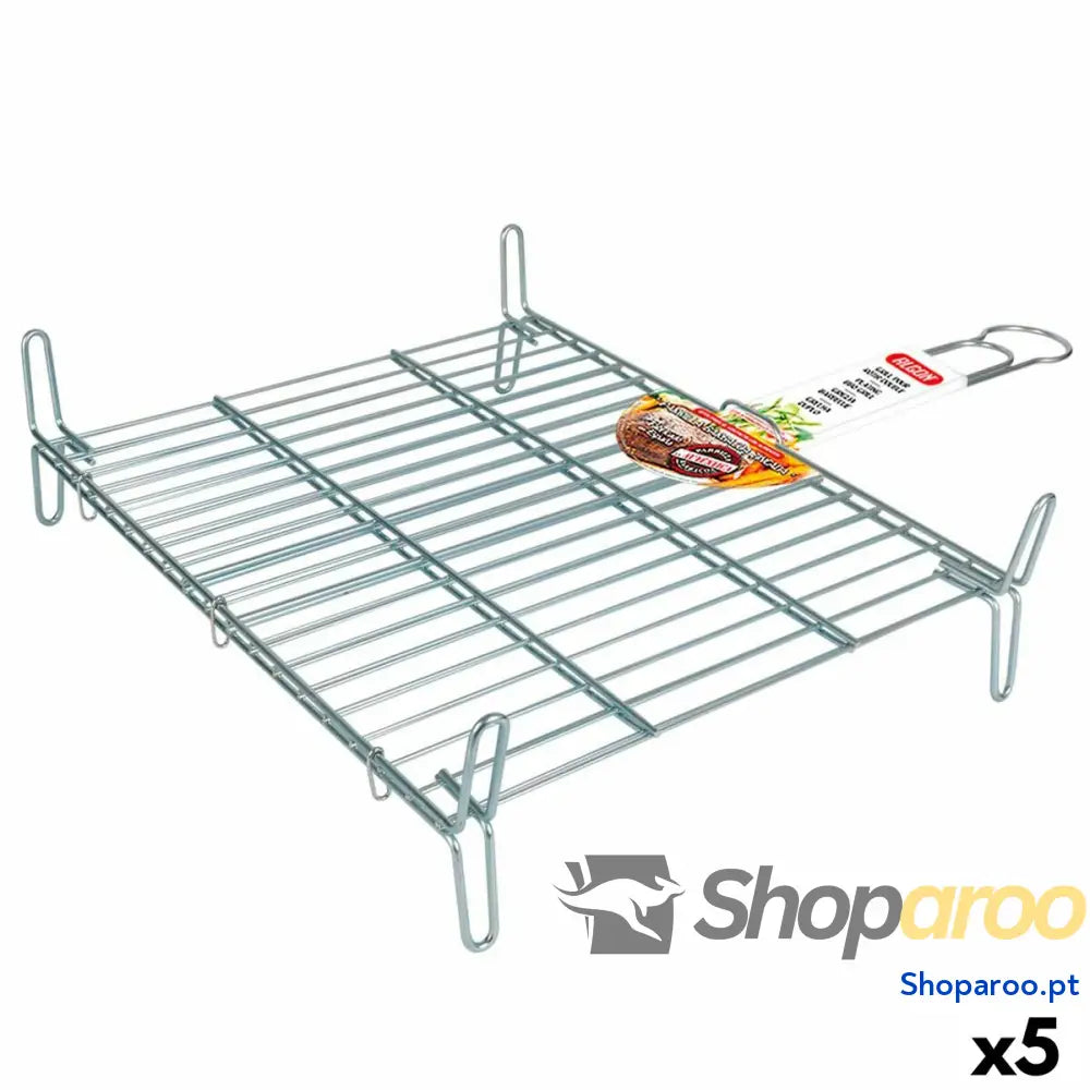Grelhador Algon   Duplo Zincado 40 x 45 cm (5 Unidades)