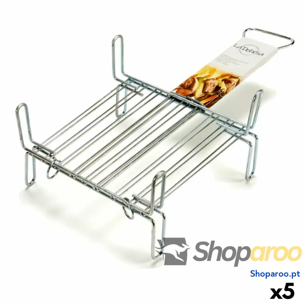 Grelhador Duplo 25 x 25 cm Aço zincado (5 Unidades)