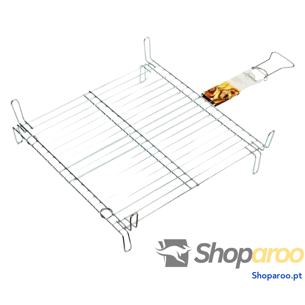 Grelhador Duplo 50 x 50 cm Aço zincado (5 Unidades)