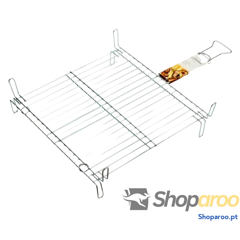 Grelhador Duplo 50 x 50 cm Aço zincado (5 Unidades)