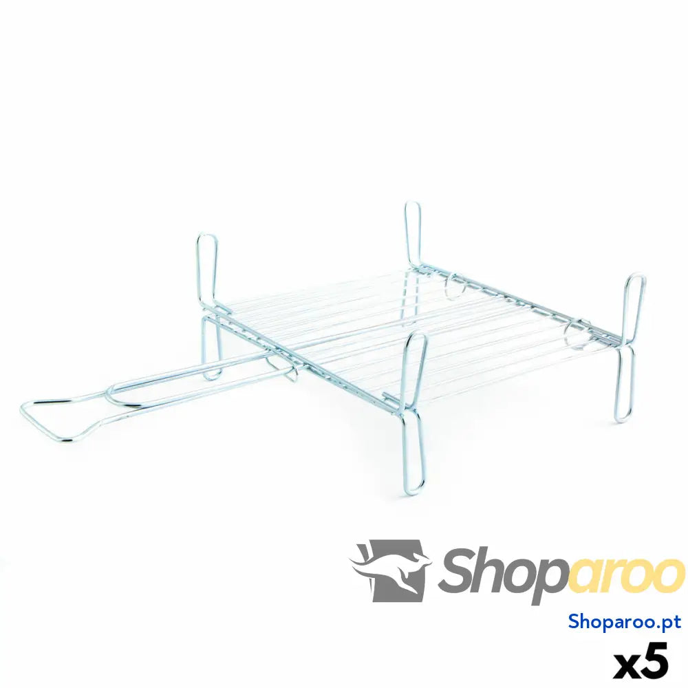 Grelhador Quid Prepara Bbq Metal Zinco 30 x 35 cm Duplo (5 Unidades)