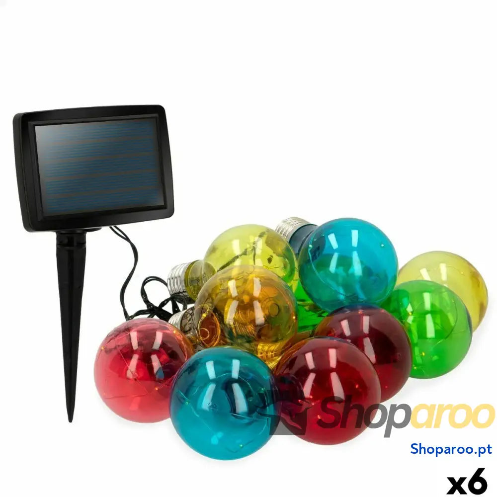 Grinalda de Esferas LED Aktive LED 160 x 1 x 5,8 cm (6 Unidades)