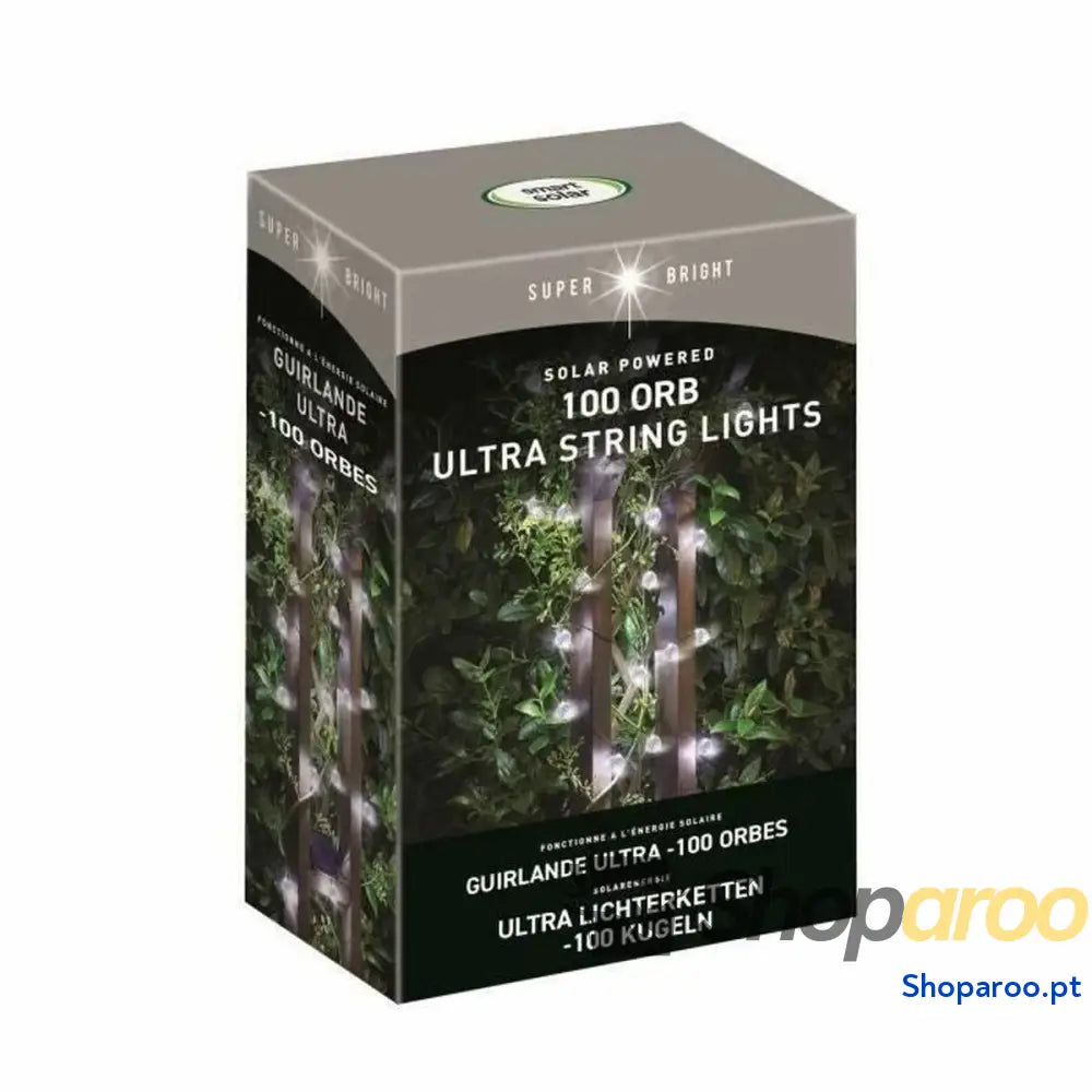 Grinalda de Esferas LED Super Smart Ultra Luz fria