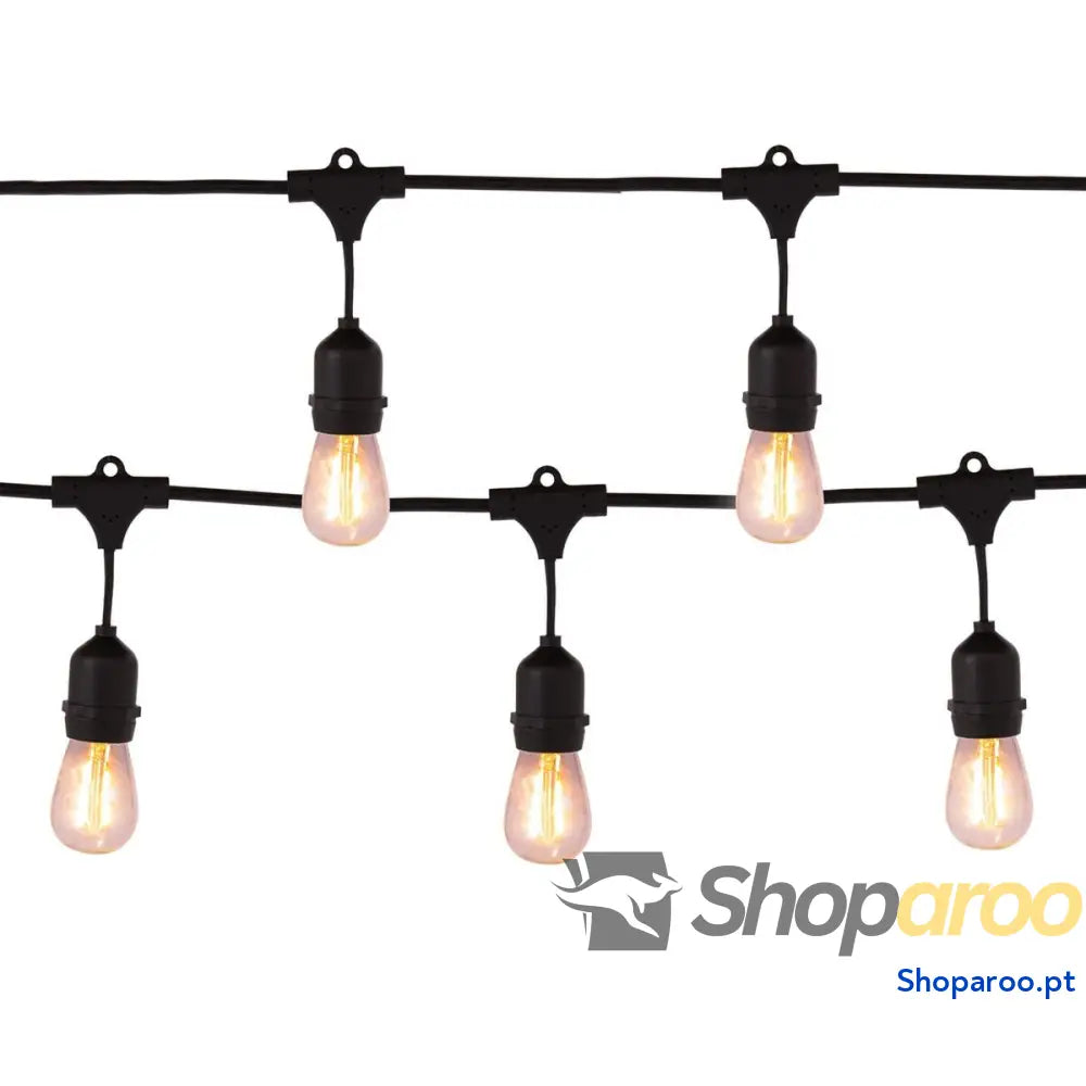 Grinalda de Luzes LED Cottage E27 27 x 24 x 12 cm
