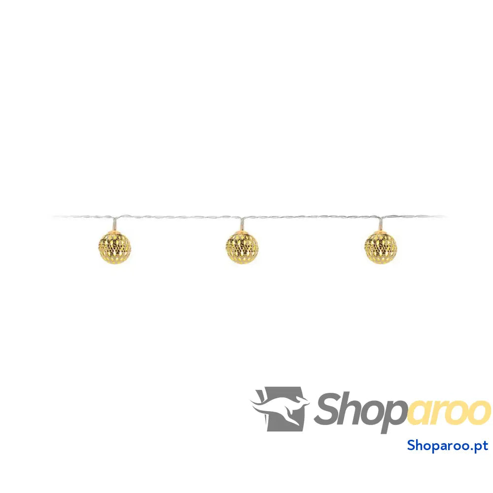 Grinalda de Luzes LED Decorative Lighting Ouro