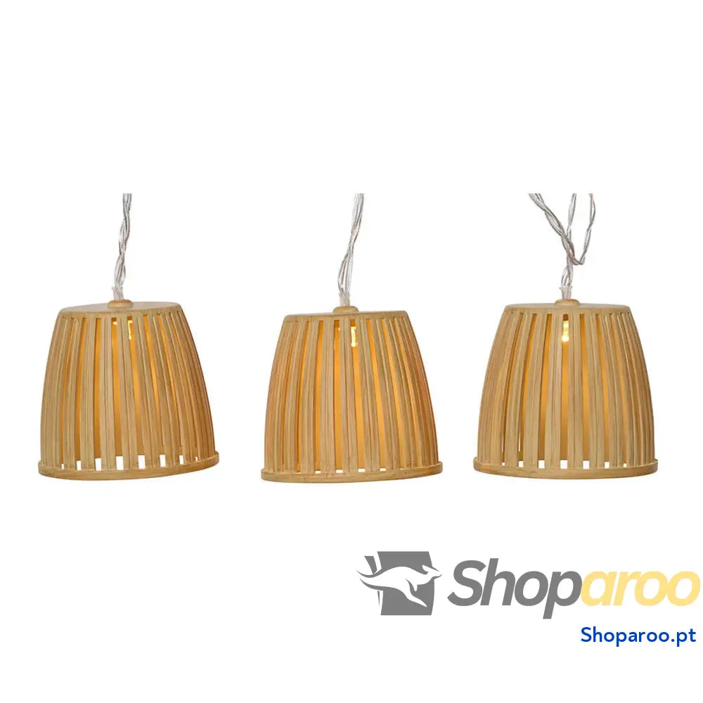Grinalda de Luzes LED Lumineo Madeira 4,5 m LED 10 Solar