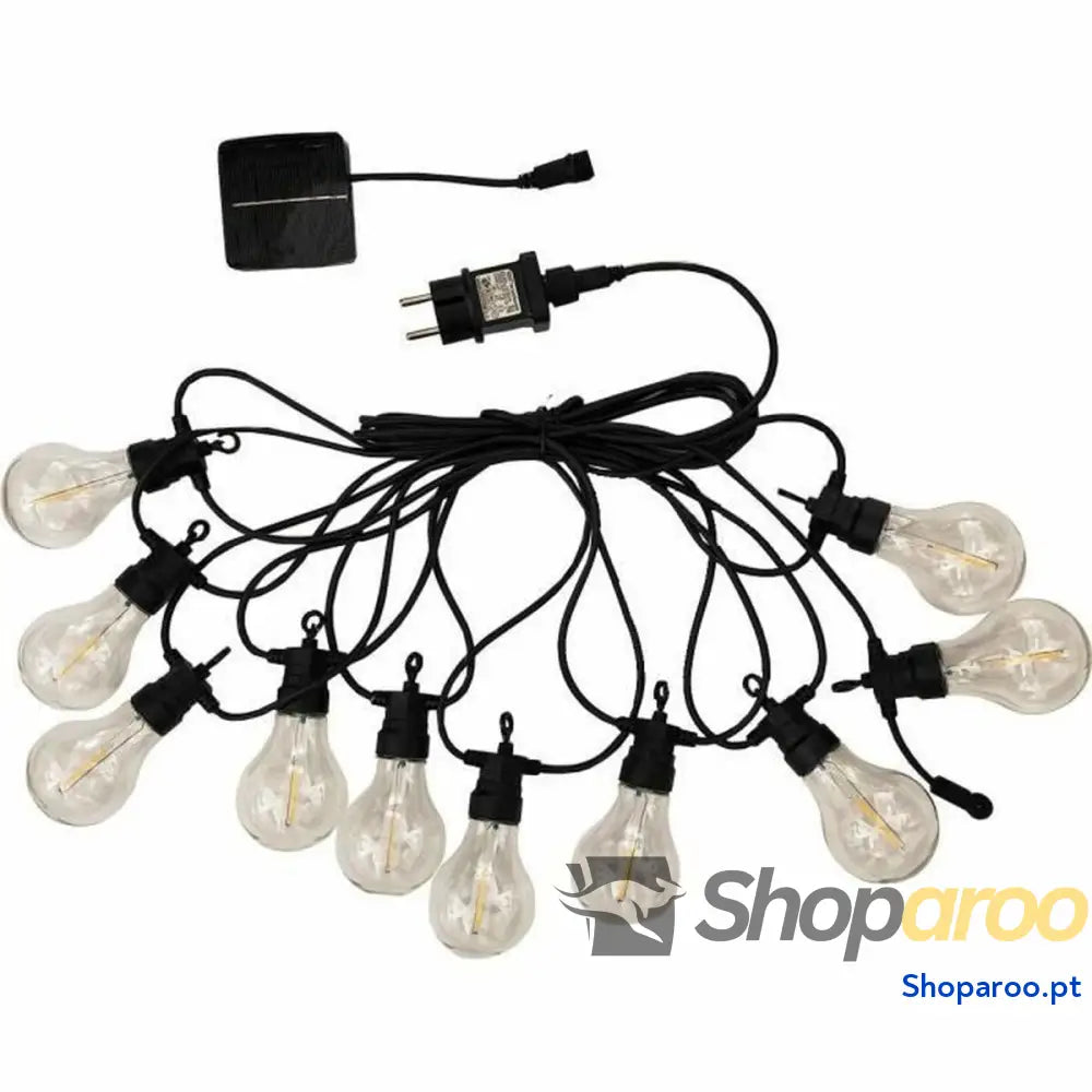 Grinalda de Luzes LED Lumisky Preto E27