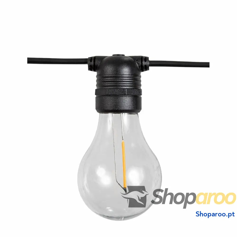 Grinalda de Luzes LED New Garden Allegra Preto 8 m E27 10 350 lm