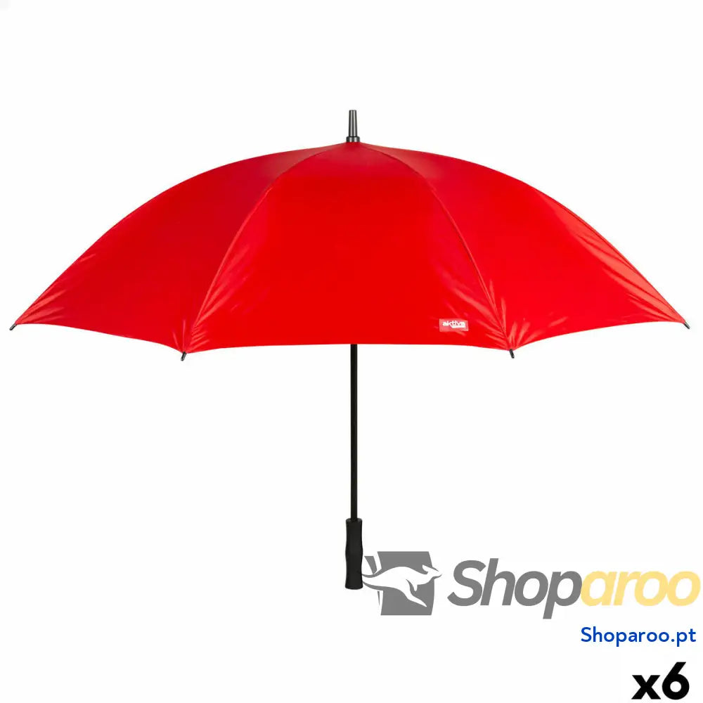 Guarda-Chuva Aktive Vermelho Ø 150 cm 150 x 96 x 150 cm (6 Unidades)