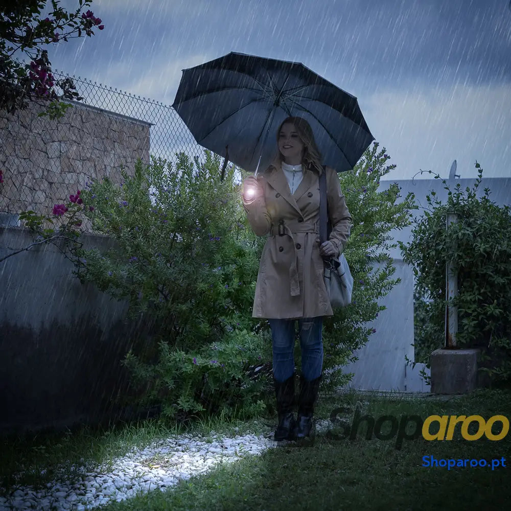 Guarda chuva Dobrável de Fecho Invertido com LED Folbrella InnovaGoods