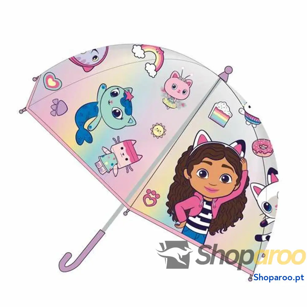 Guarda-Chuva Gabby's Dollhouse Cor de Rosa 45 cm