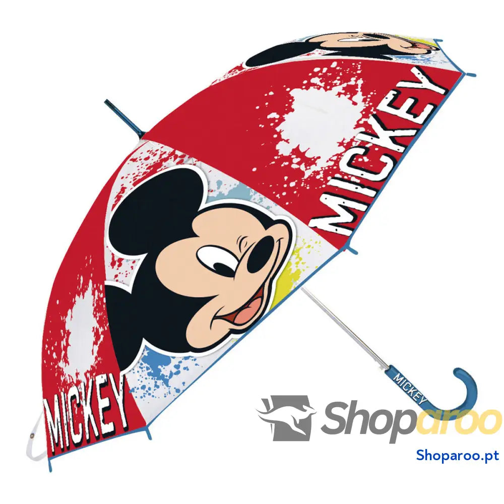 Guarda-Chuva Mickey Mouse Happy smiles Vermelho Azul (Ø 80 cm)