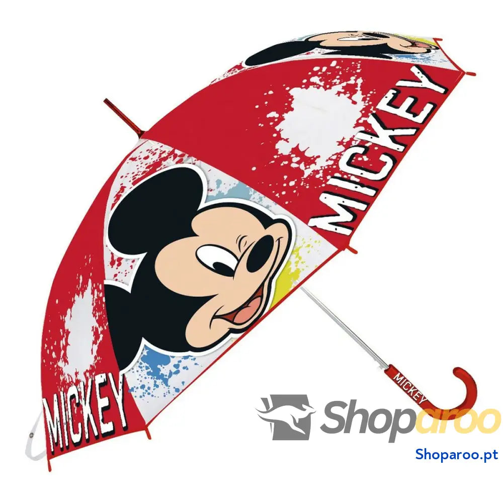 Guarda-Chuva Mickey Mouse Happy Smiles Vermelho (Ø 80 cm)