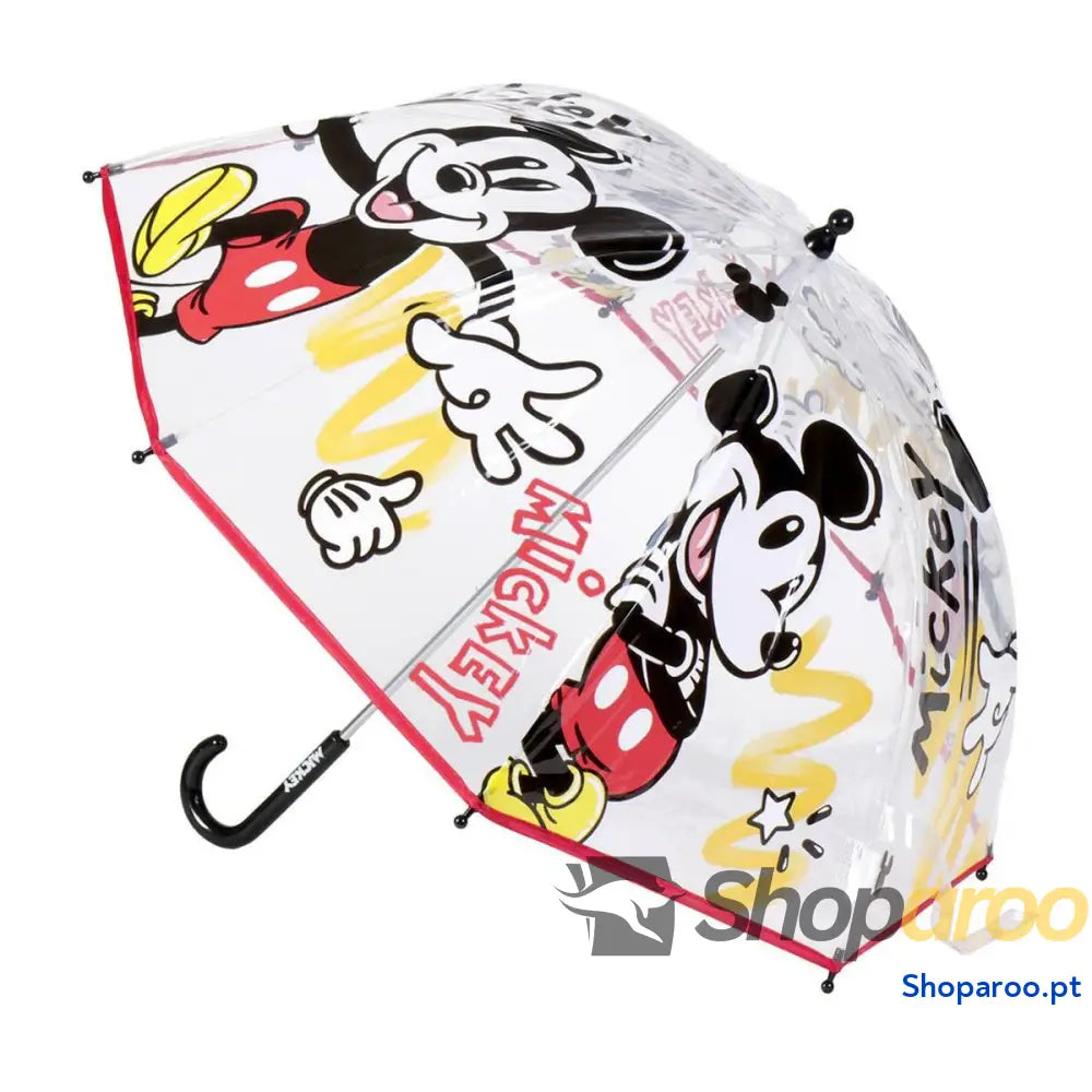 Guarda-Chuva Mickey Mouse Transparente Ø 71 cm