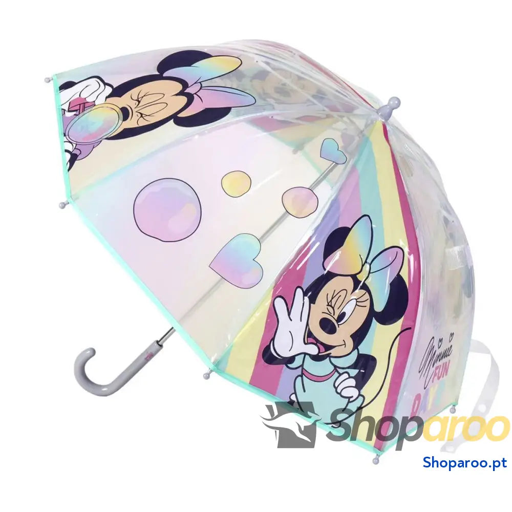 Guarda-Chuva Minnie Mouse Ø 71 cm Turquesa