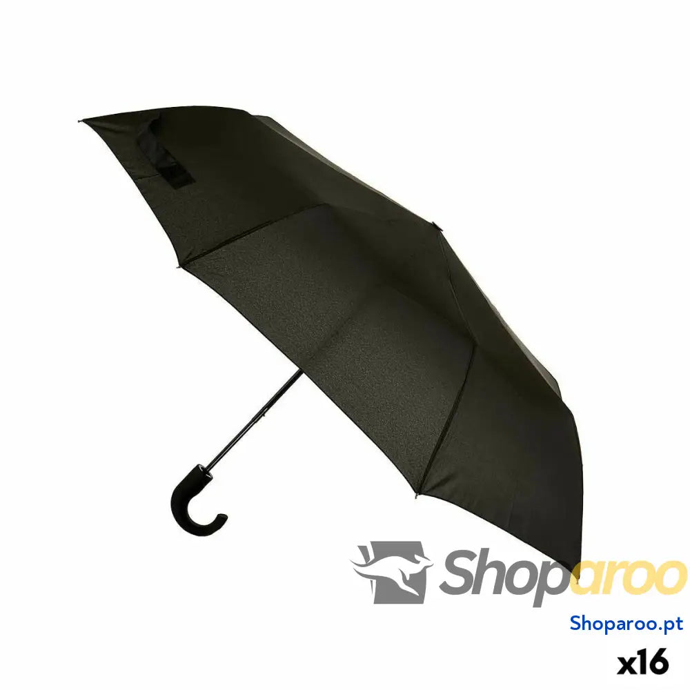 Guarda-Chuva Preto Metal Tecido 100 x 100 x 62 cm (16 Unidades)