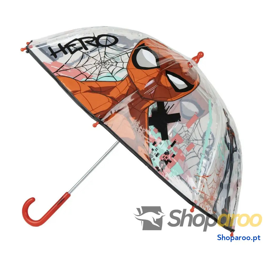 Guarda-Chuva Spider-Man Preto PoE 45 cm Infantil