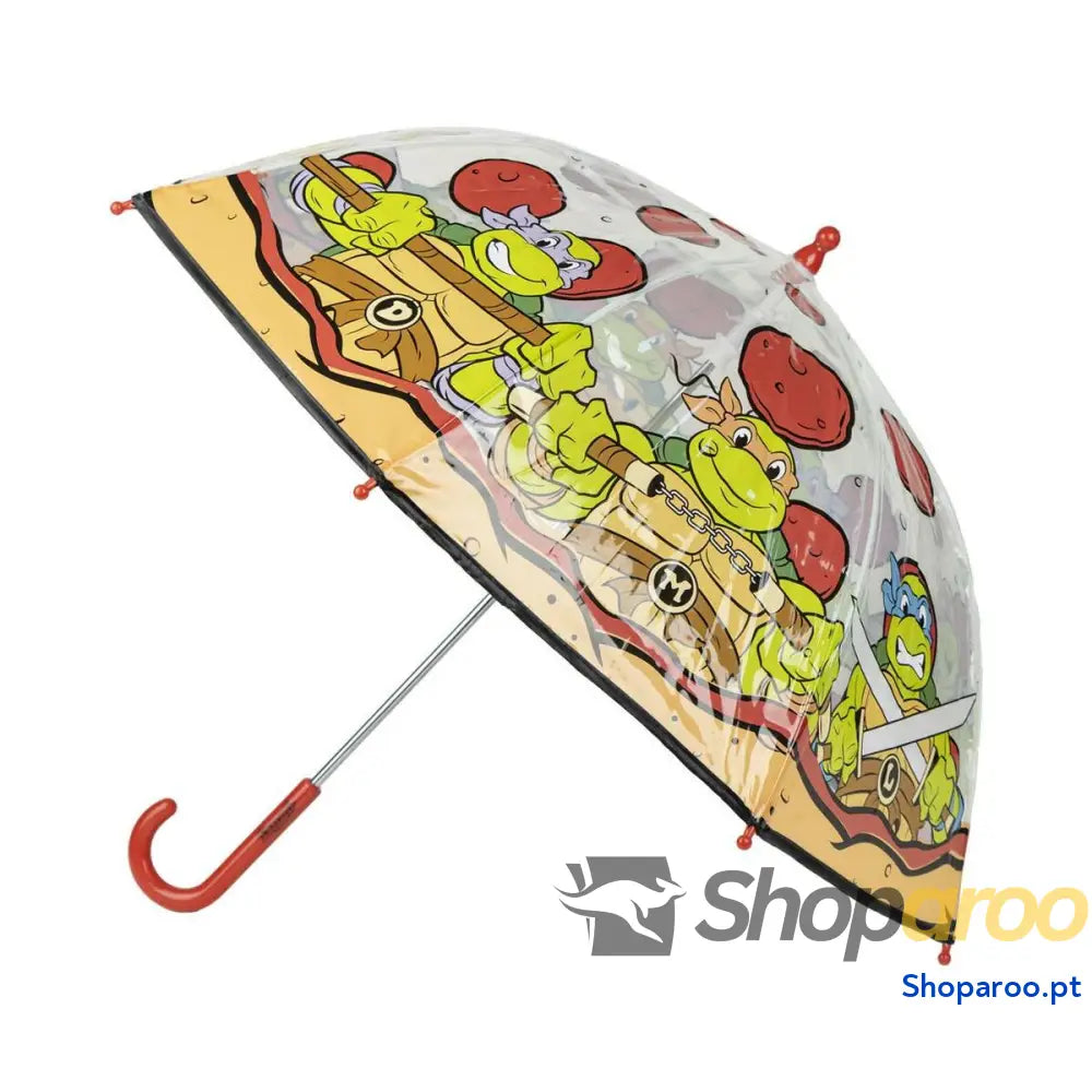 Guarda-Chuva Teenage Mutant Ninja Turtles Amarelo PoE 45 cm Infantil