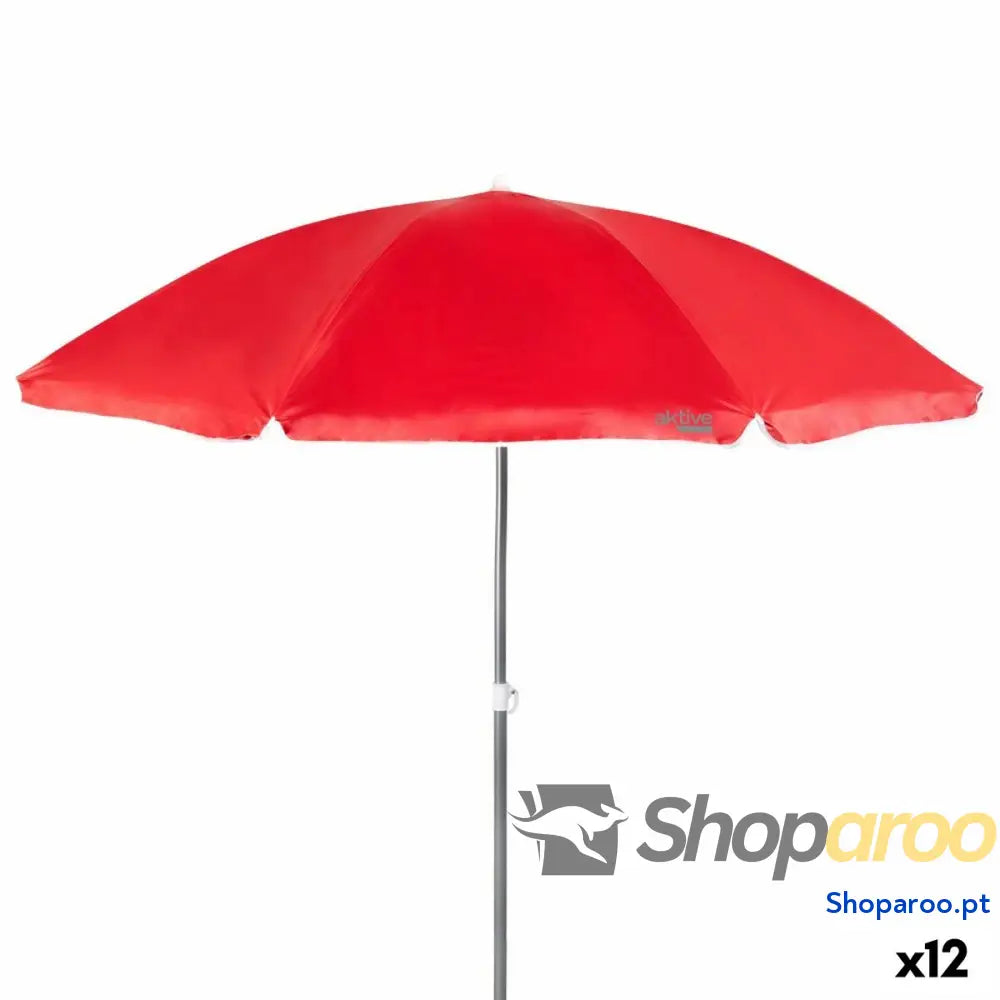 Guarda-sol Aktive 180 x 193 x 180 cm 180 x 180 x 180 cm 180 x 196 x 180 cm (12 Unidades)